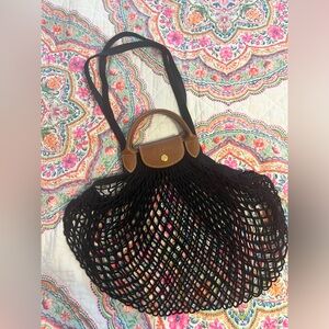 EUC Longchamp Filet Black